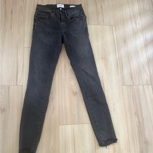 Frame Denim Women's Charcoal Skinny Jeans